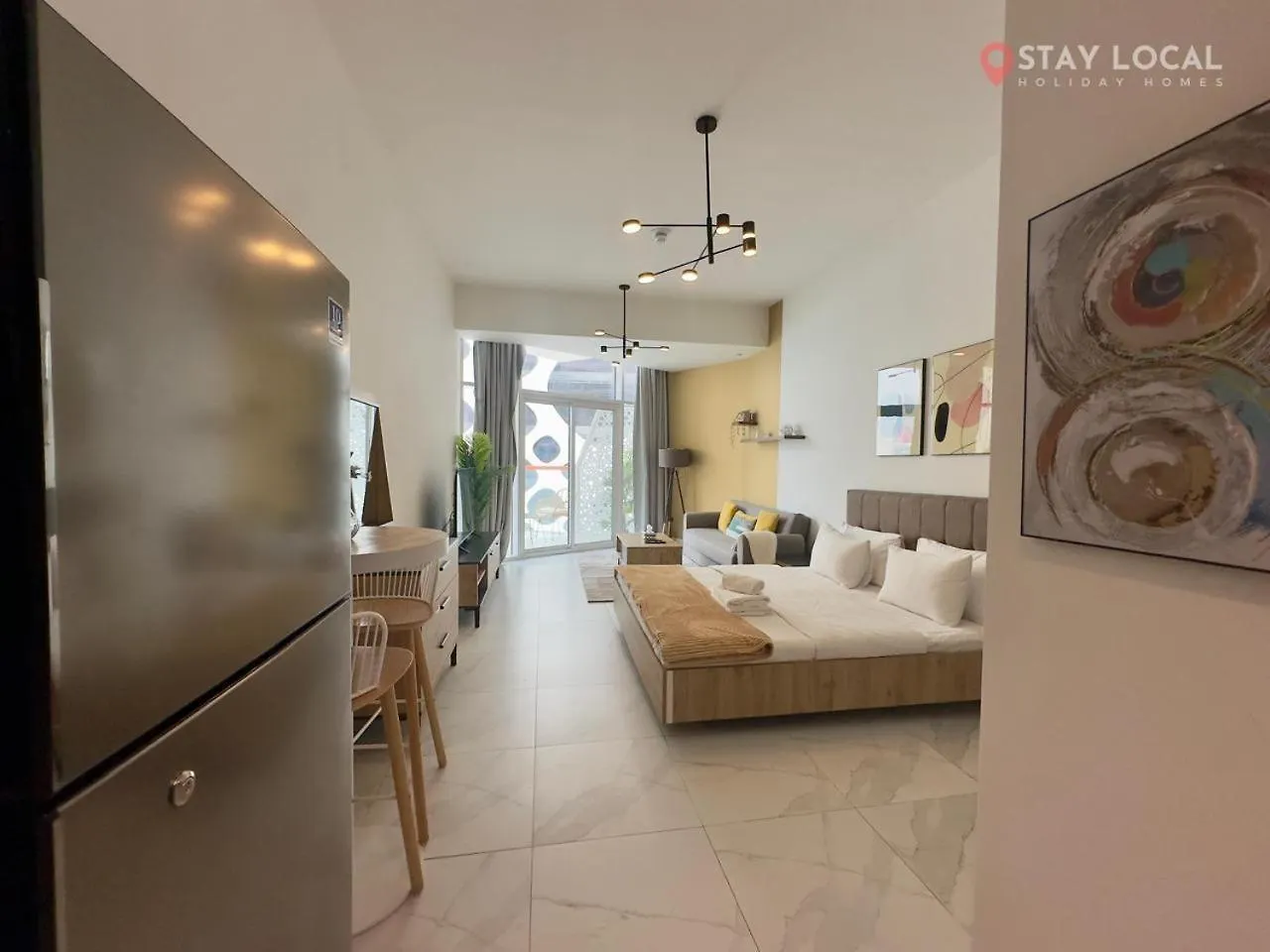 Appartamento Iconic Studio Canal & Burj View Central, Scenic Serene Dubai Emirati Arabi Uniti